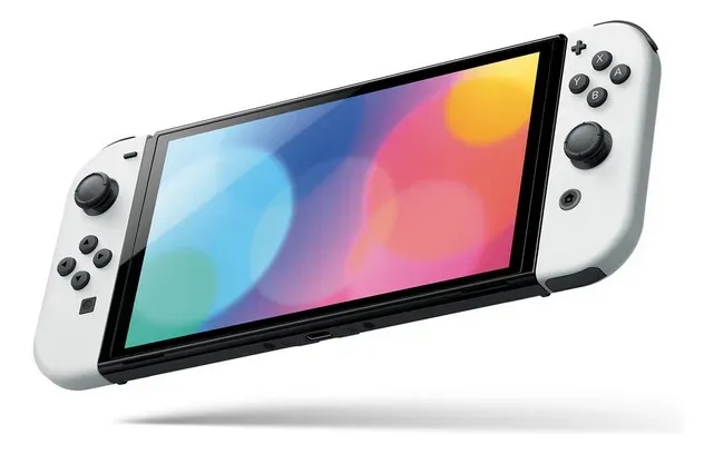 Nintendo Switch OLED + Mario Wonder Foto 1
